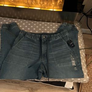 Lucky brand size 16/33 blue jeans jogger style never been worn